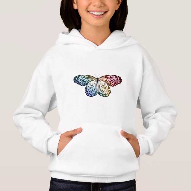 Butterfly Rainbow T Shirt (Framsida)