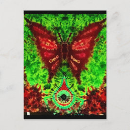 Butterfly rave vykort