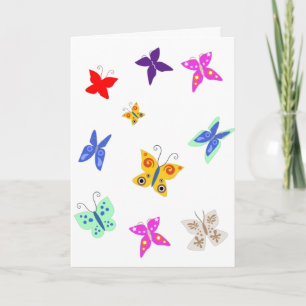 Butterfly-redigerbart kort