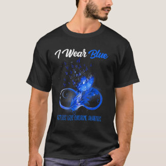 Butterfly Ribbon Feather Restless Ben Syndrome Aw T Shirt
