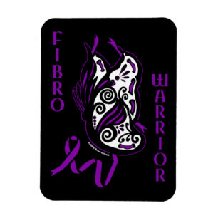 Butterfly/Ribbon ...Fibro Magnet
