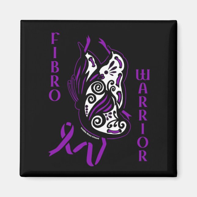 Butterfly/Ribbon ...Fibro Magnet (Framsidan)