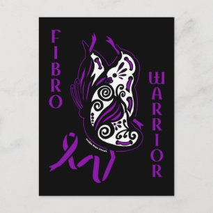 Butterfly/Ribbon ...Fibro Vykort