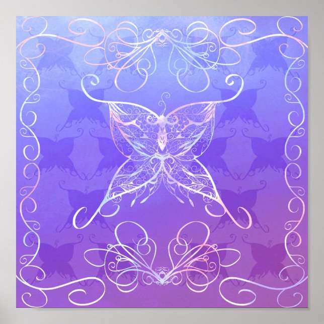 Butterfly Ribbon Poster (Framsidan)