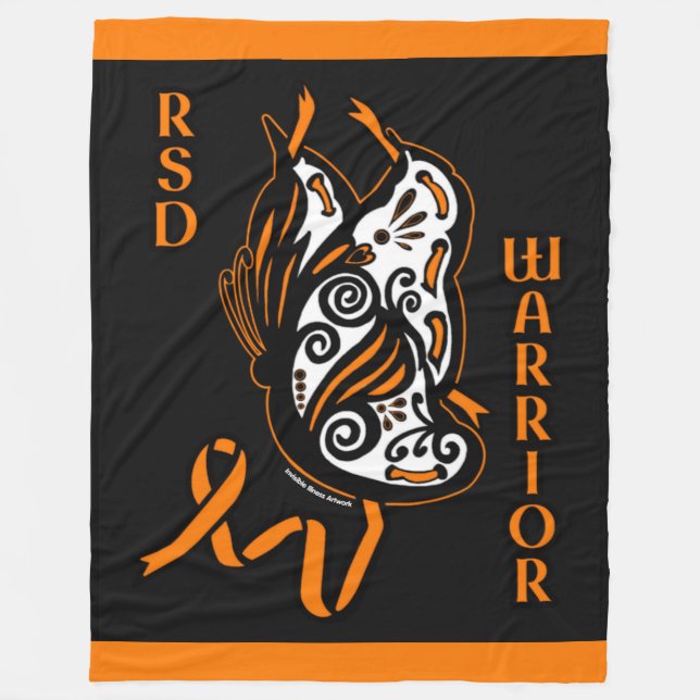 Butterfly/Ribbon...RSD Fleecefilt (Framsidan)