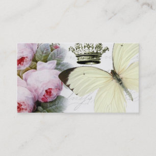Butterfly, ro och krona visitkort