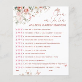 Butterfly Rosa What's on Your Mobil Baby Shower