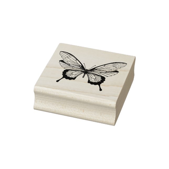 Butterfly Rubber Stamp Stämpel (Stämpel)