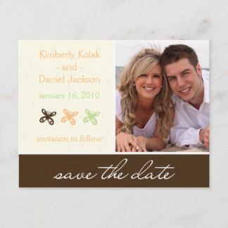 Butterfly "Save the Date" Spara Datumet