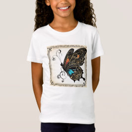 Butterfly Scrollwork Tshirt T Shirt