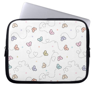 Butterfly Seamless Mönster Laptop Fodral