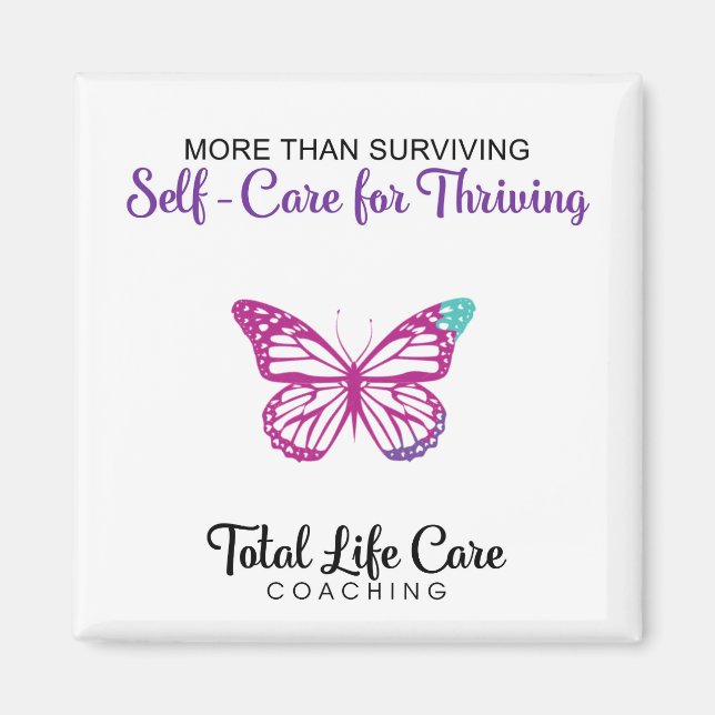 Butterfly Self-Care Magnet (Framsidan)