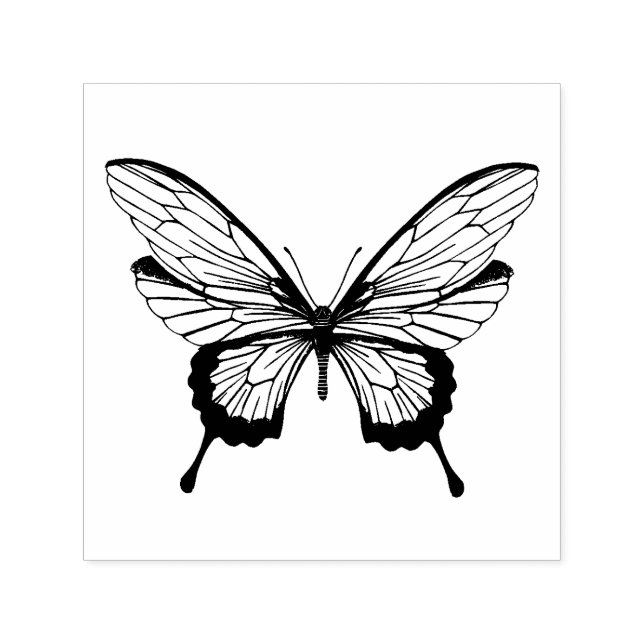 Butterfly Self-inking Stamp Självfärgande Stämpel (Design)