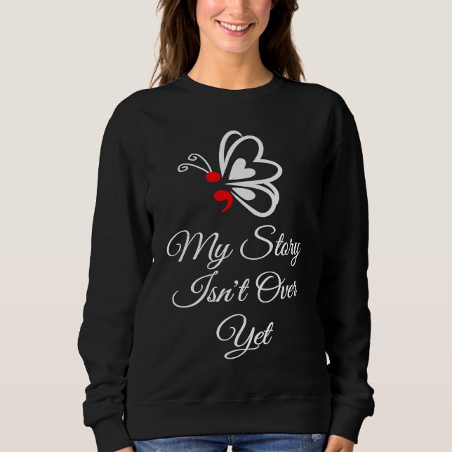 Butterfly Semicolon May Mental Health Awareness T Shirt (Framsida)