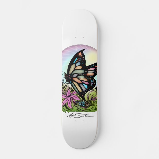 Butterfly Serenity Skateboard Bräda 20 Cm (Framsida)