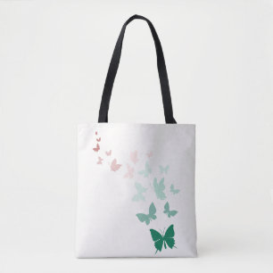 Butterfly Shoulder Tote Tygkasse