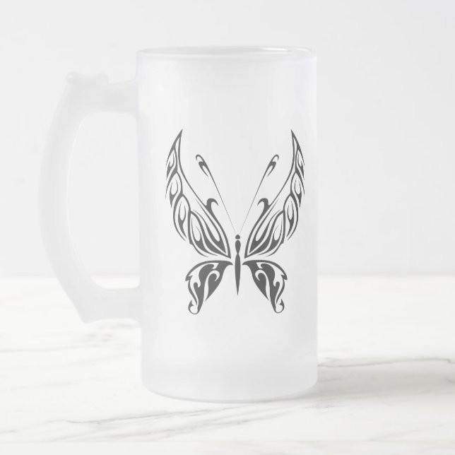 Butterfly Silhouette Mugg (Vänster)