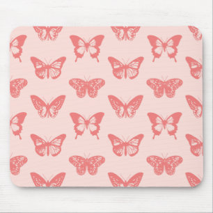 Butterfly sketch, korallets rosa musmatta