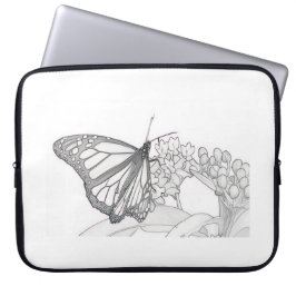 Butterfly Sketch Laptop Fodral