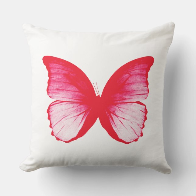 Butterfly sketch, ro red kudde (Framsida)