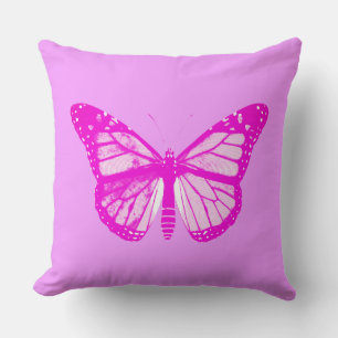 Butterfly-skiss, orchid-rosa kudde