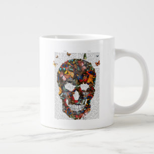 Butterfly Skull Jumbo Mugg