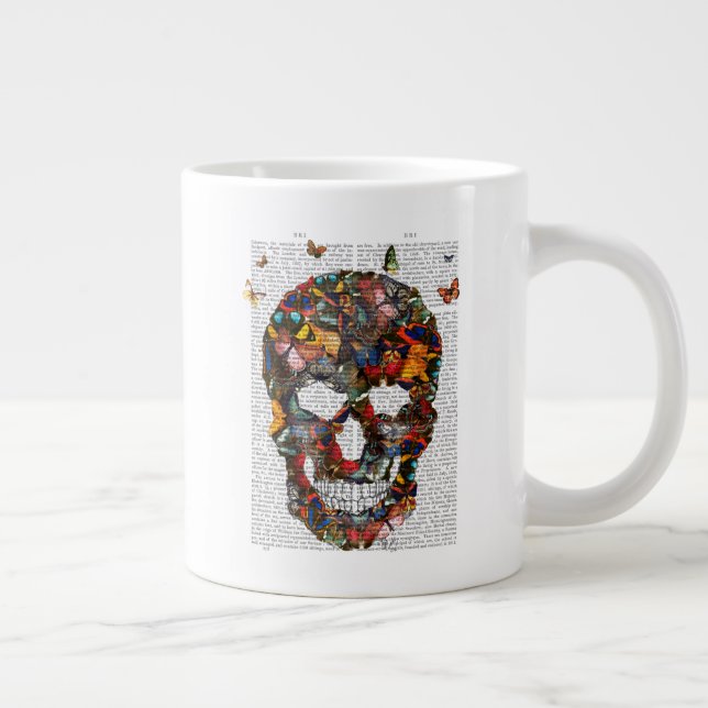 Butterfly Skull Jumbo Mugg (Höger)