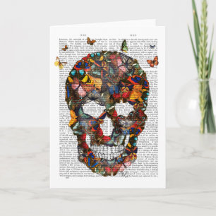 Butterfly Skull Kort