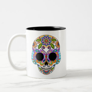 Butterfly Skull Mugg
