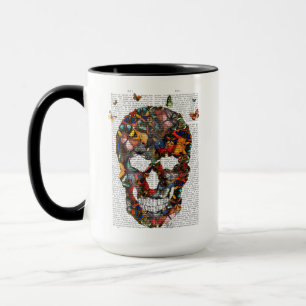 Butterfly Skull Mugg