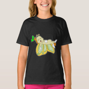 Butterfly Sleeping T Shirt