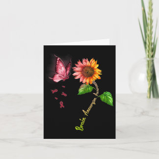 Butterfly Solros Brain Aneurysm Awareness Kort