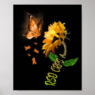 Butterfly Solros RSD CRPS Awareness 1 Poster