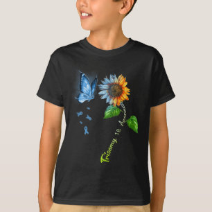 Butterfly Solros Trisomy 18 Awareness T Shirt