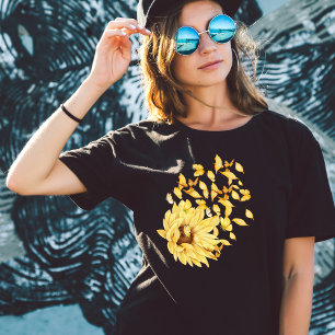 Butterfly-solrosor T Shirt