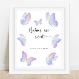 Butterfly spädbarn är söt poster