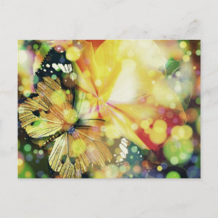 Butterfly Sparkles Vykort