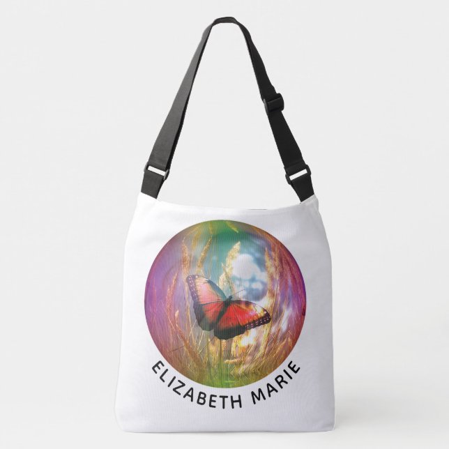 Butterfly Sphere Axelväska (Framsida)