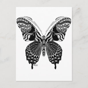 Butterfly Spirit Animal Vykort