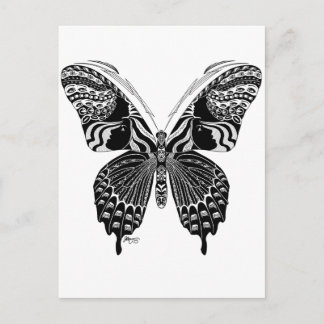 Butterfly Spirit Animal Vykort