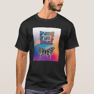 Butterfly Splendor of Life är en oändlig design T Shirt