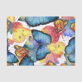 Butterfly Stänk Colorful Decoupage
