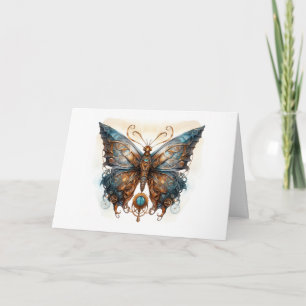 Butterfly steampunk Bröllop Inbjudan