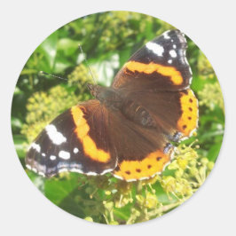 Butterfly Sticker, Sticker Runt Klistermärke