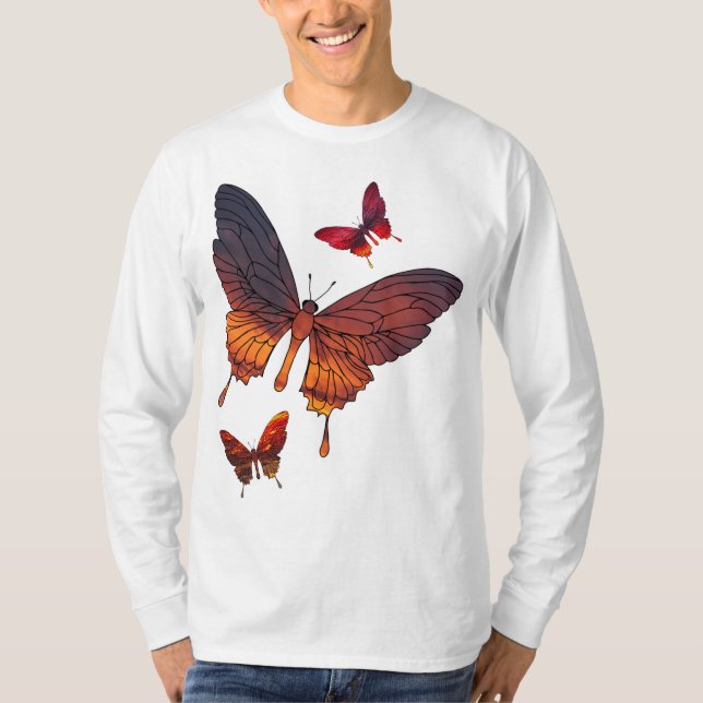 Butterfly Stiga upp T Shirt (Framsida)