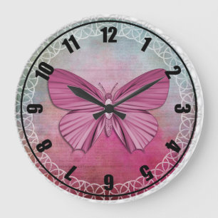 Butterfly Stor Klocka