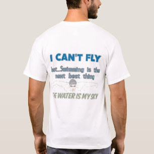 Butterfly Stroke Swimming T Shirt