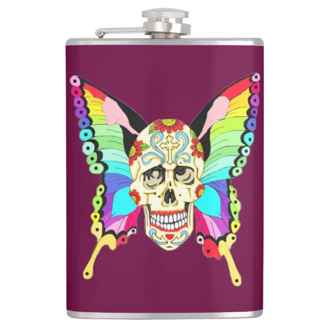 Butterfly Sugar Skull Fickplunta (Framsidan)