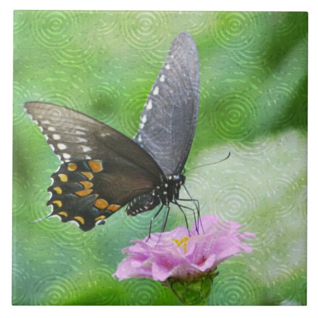 Butterfly Summer Tile Kakelplatta (Framsidan)