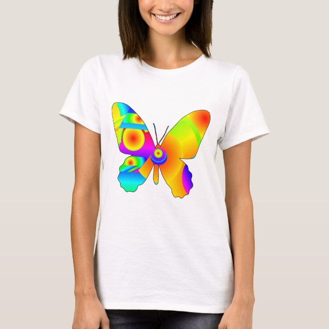 Butterfly Sunrise T Shirt (Framsida)